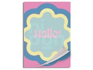 Bloco de Anotações 30 Folhas Hello 105x148mm Dac
